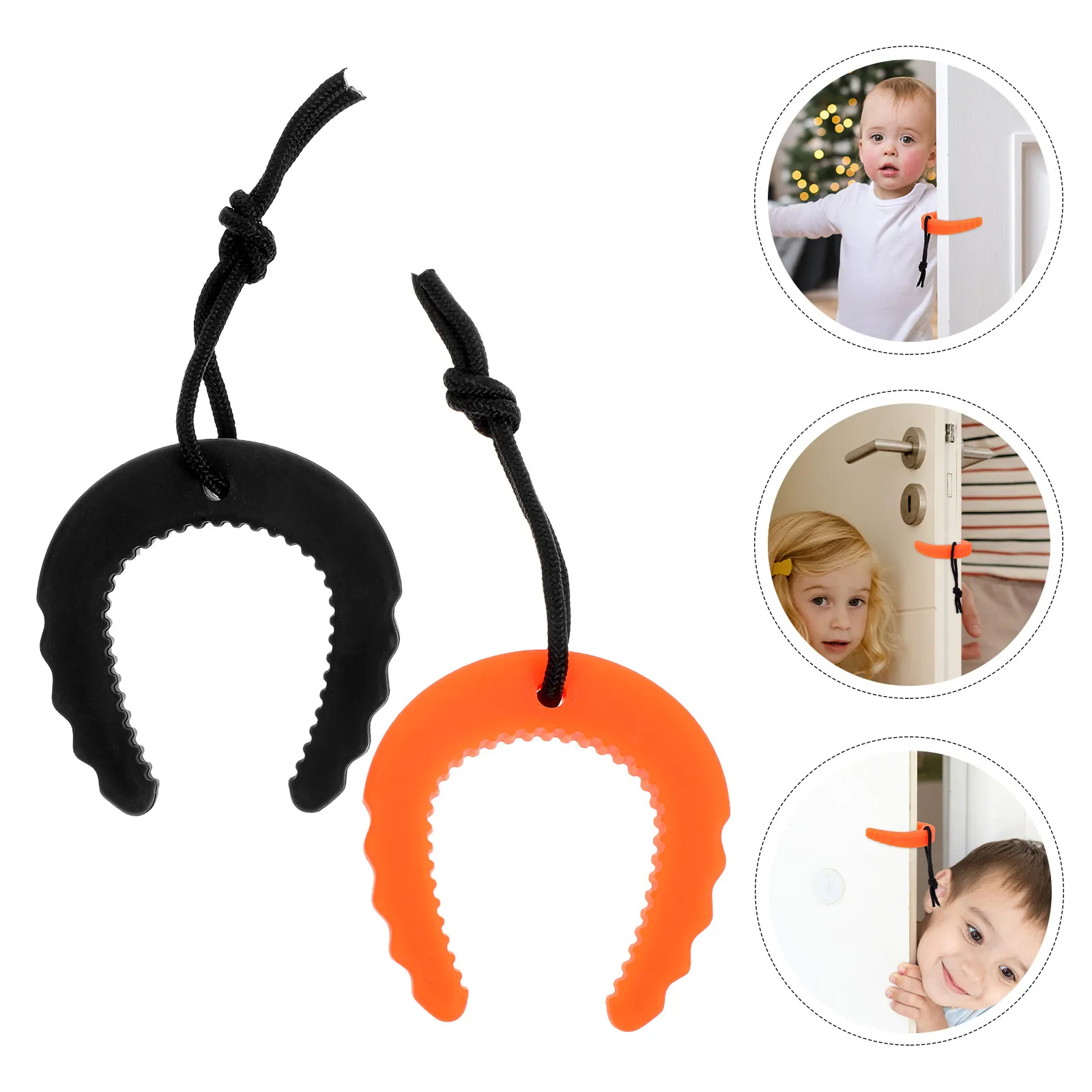 

2 шт. Защитные клинья-ограничители для дверей от защемления пальцев, аварийные, для пожарных, полиции, правоохранительных органов, защита дверей