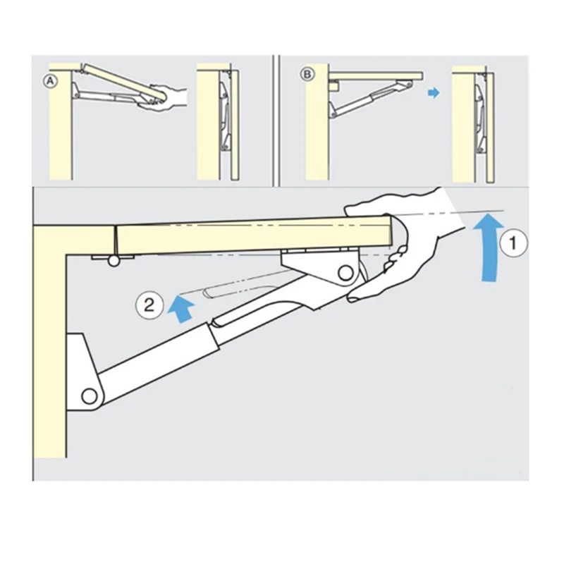 RV Kitchen Counter Desktop Extension Rod Foldable Telescopic Diagonal Brace RV Replacement Parts