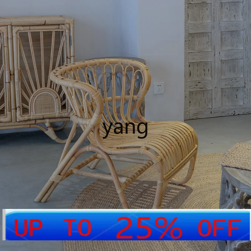LMM natural true vine style home stay art design leisure chair