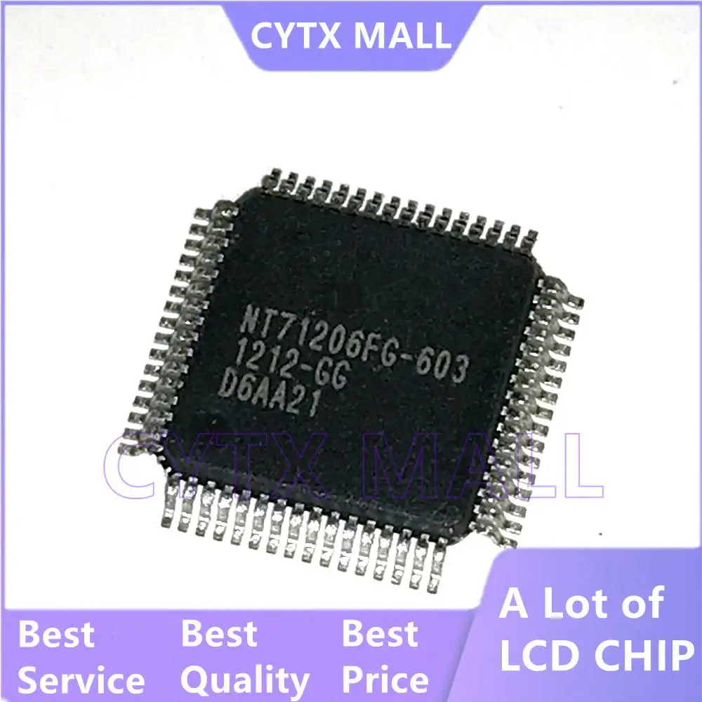 New_1PCS NT71206FG-603 NT71206FG NT71206 QFP LCD CHIP NT71208FG-904 NT71208FG  NT71182MFG-100 NT71182 NT71182MFG NT71208FG-851