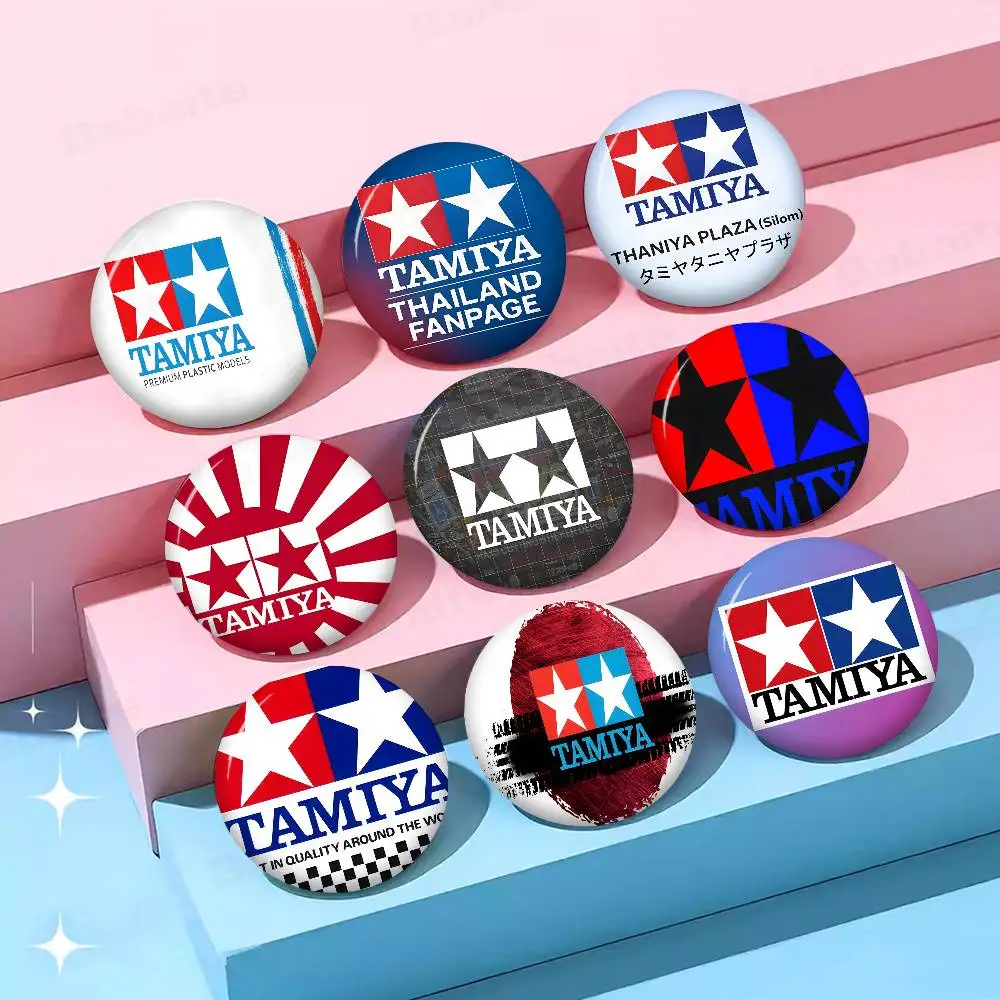 T-Tamiya Customizable Soft Button Pin For Women Creative Jewelry Funny Badge Cartoon Lover Hat
