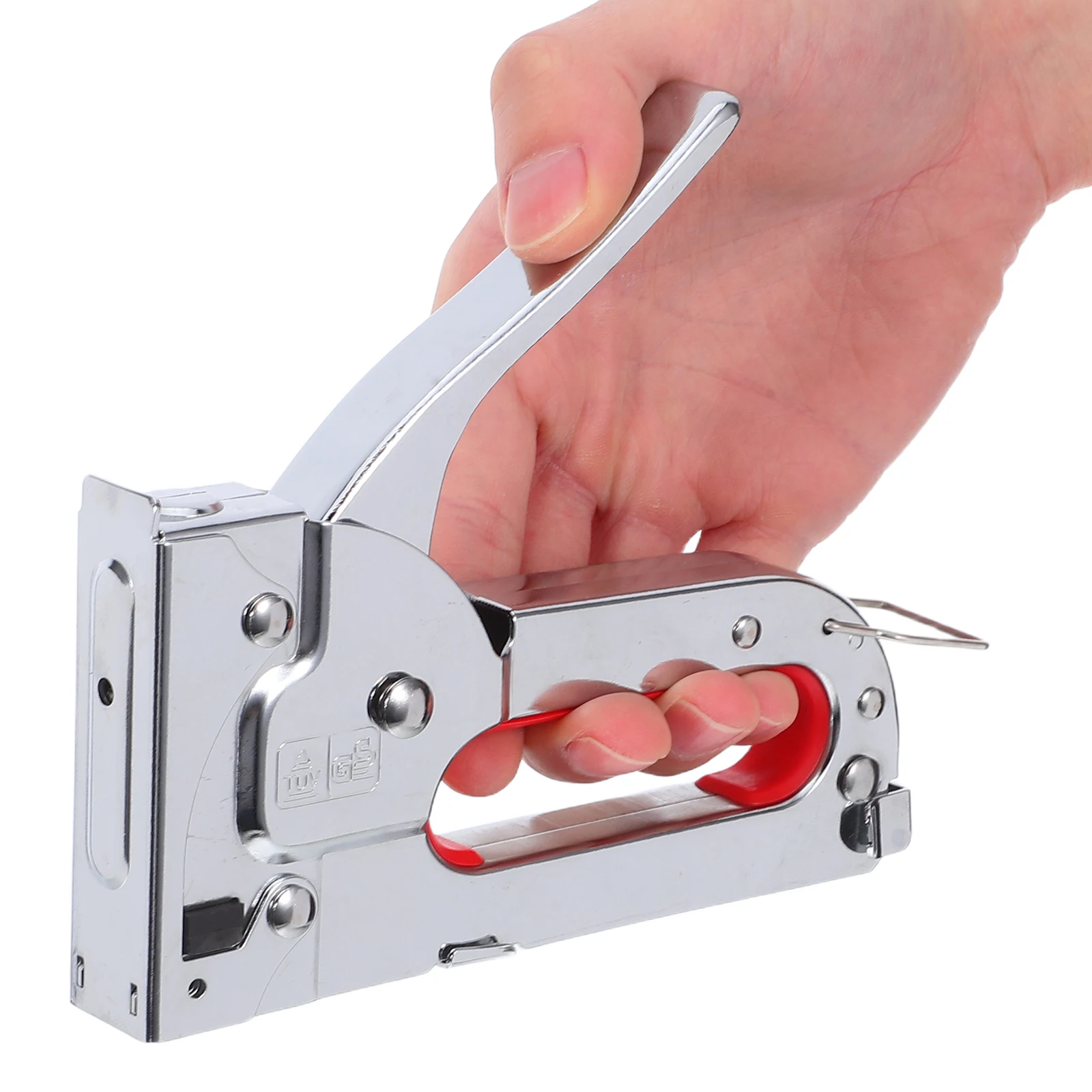 

3-in-1 Manual Handheld Nail Stapler Heavy Duty for Woodworking Upholstery Canvas Framing DIY Projects Nailer Tool