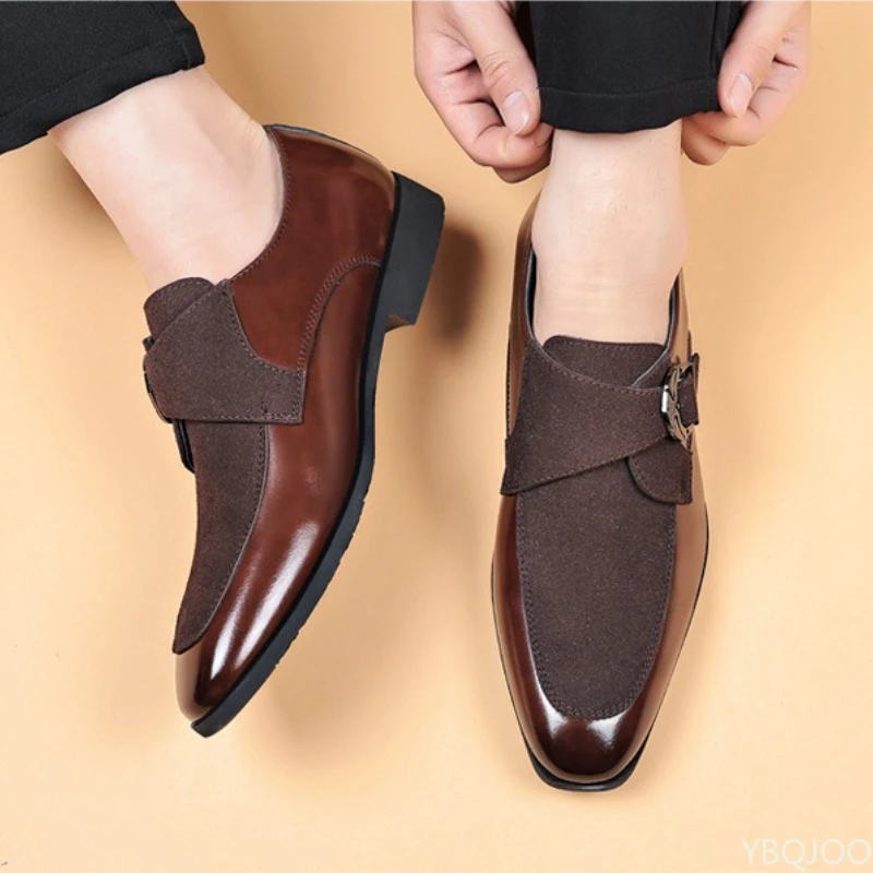 2026 أحذية رسمية عصرية للرجال للمكتب مقاس كبير أحذية زفاف رجالية مريحة ومتعددة الوظائف منخفضة القطع يوميًا