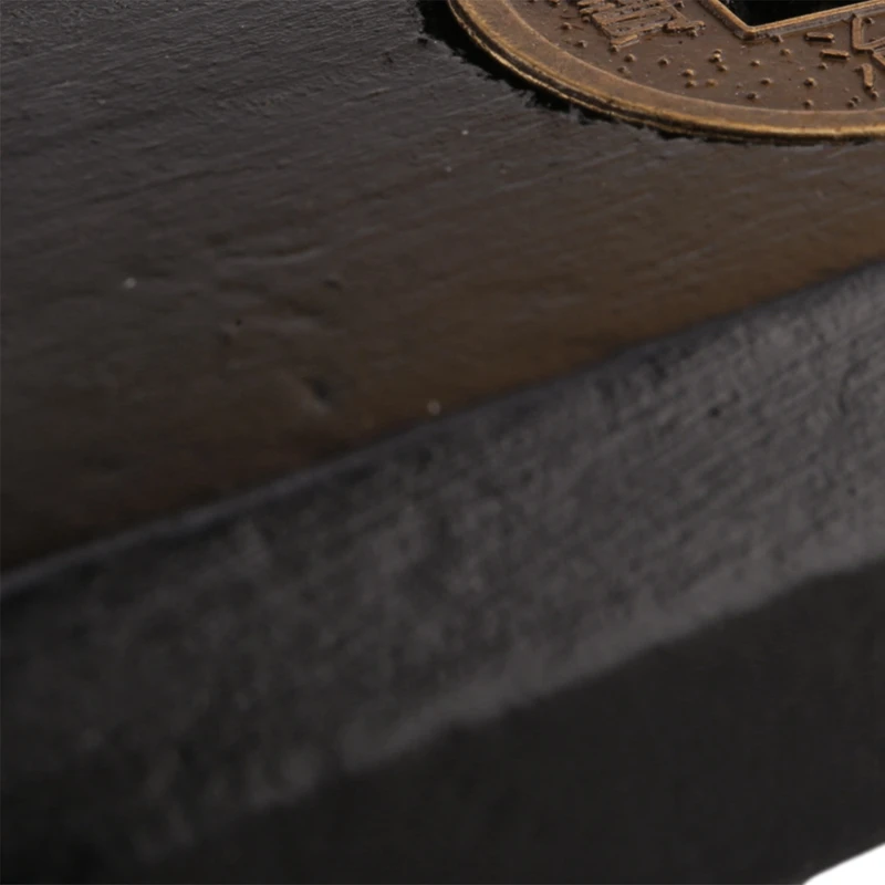 Gong na biurko - mosiężny gong Feng Shui Ozdoba na biurko ze stojakiem i młotkiem, delikatny chiński wystrój domu Trwałe ośmiu diagramów