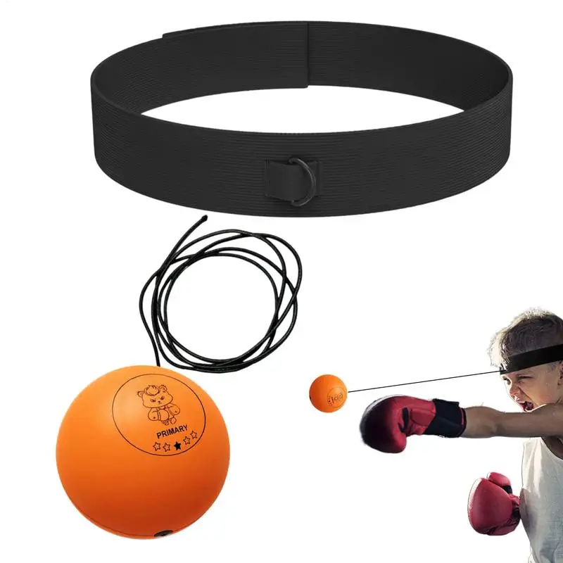 Box-Trainingsball Ultimativer Reflexball mit verstellbarem Kopfband Boxball MMA-Ausrüstung Ideal für Reflexgenauigkeit