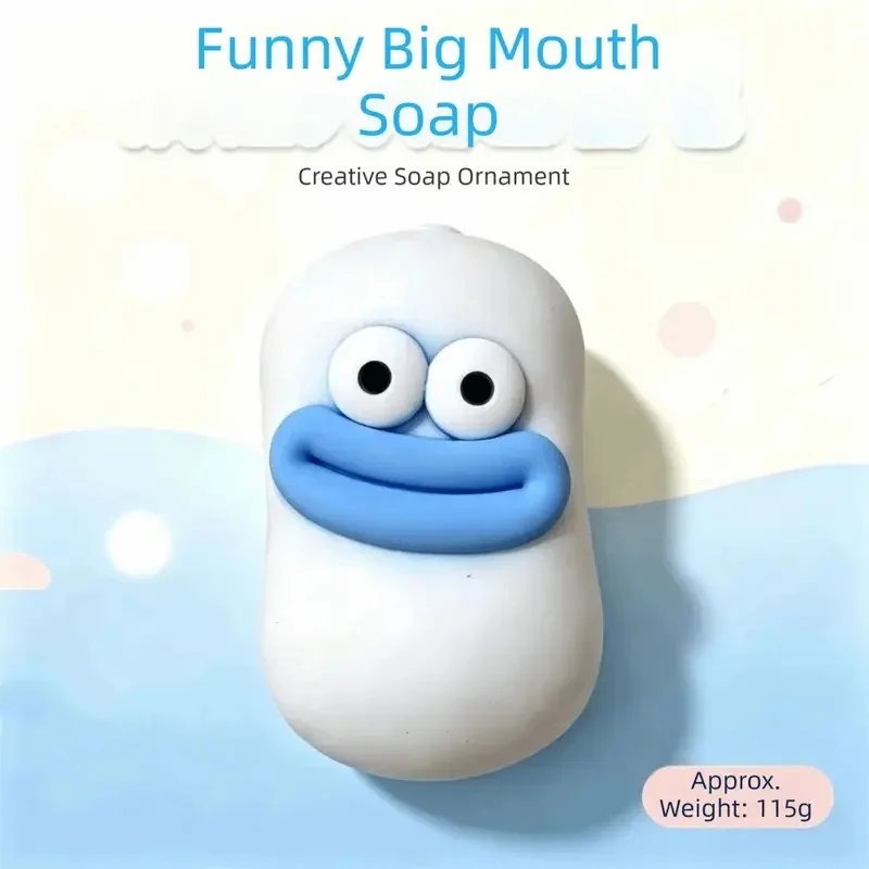 Creative Big Mouth Crispy Soap Shapable Hand Relax Crunchy Peanut Handmade Pinch Blocks Filled Squishy Student Prize