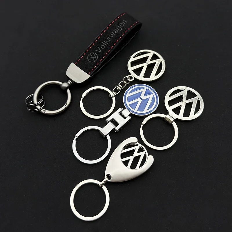 

3D Metal Car Logo VW Keychain Key Holder for Volkswagen Golf Passat Jetta Tiguan Polo MK4 MK5 MK6 MK7 Vento SR32 Keyring Pendant