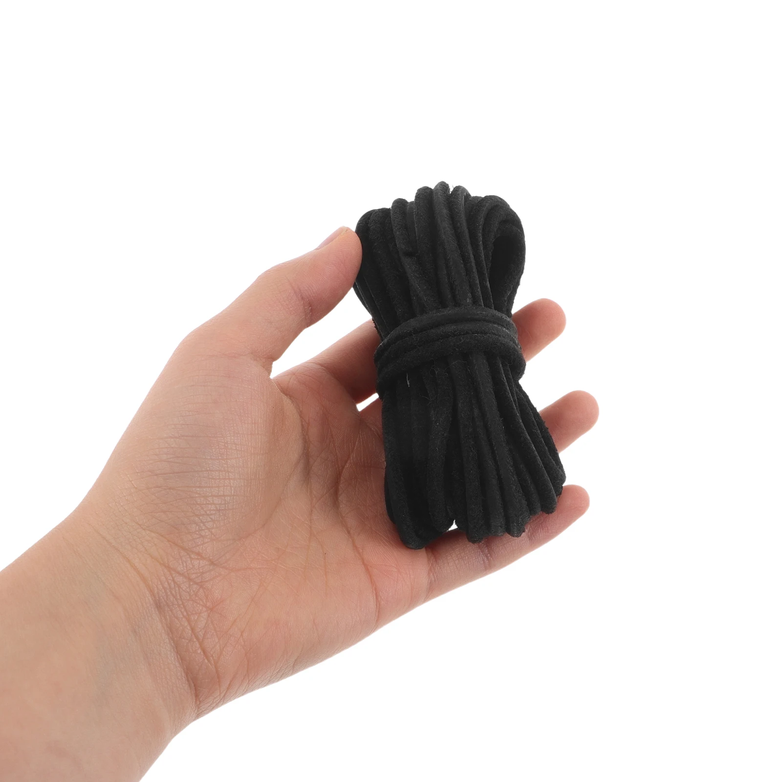 

1 Roll 5m X 3mm Cowhide Cord Retro Style Non-Elastic Jewelry Rope String for DIY Bracelets Necklaces Pendants Craft
