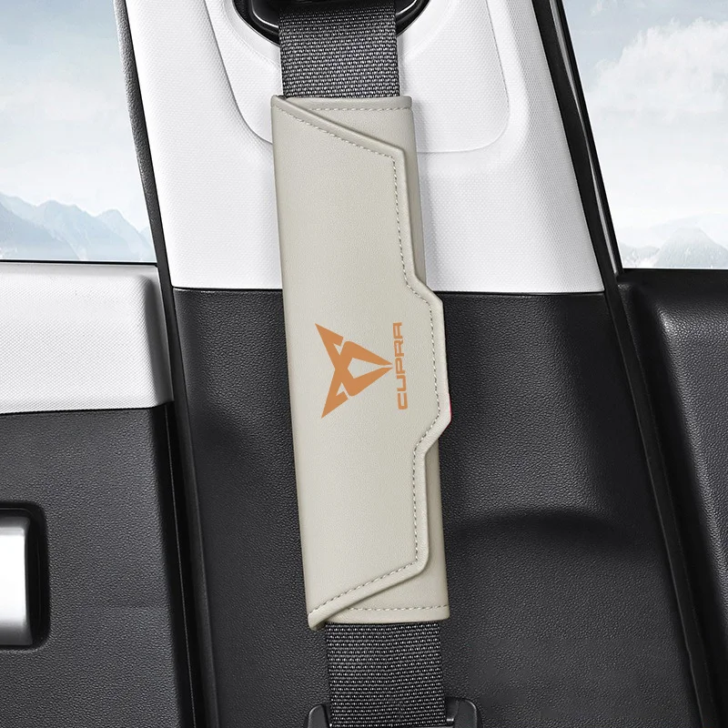 For SEAT Cupra FR Leon Arosa Tolendo Exeo Raval valve core Keychain Car Seat Belt Shoulder Pad Soft Comfort Cushion Cover view 4