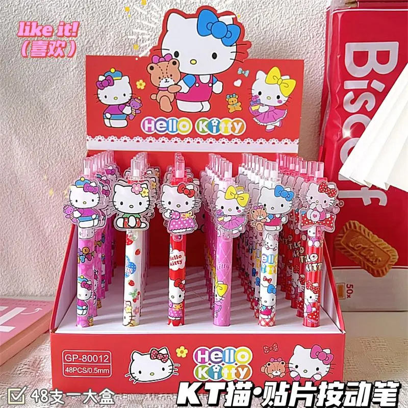 新しいハローキティサンリオ漫画かわいい子供のパッチペンかわいい装飾スタイラスペン学用品文具卸売ギフト