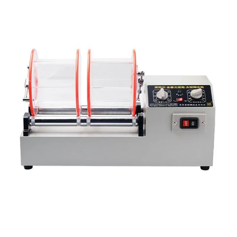 Small Rotary Tumbler Polisher: Machine for Polishing and Grinding Collectible Walnuts, Gold & Silver Jewelry, and Ancient Coins