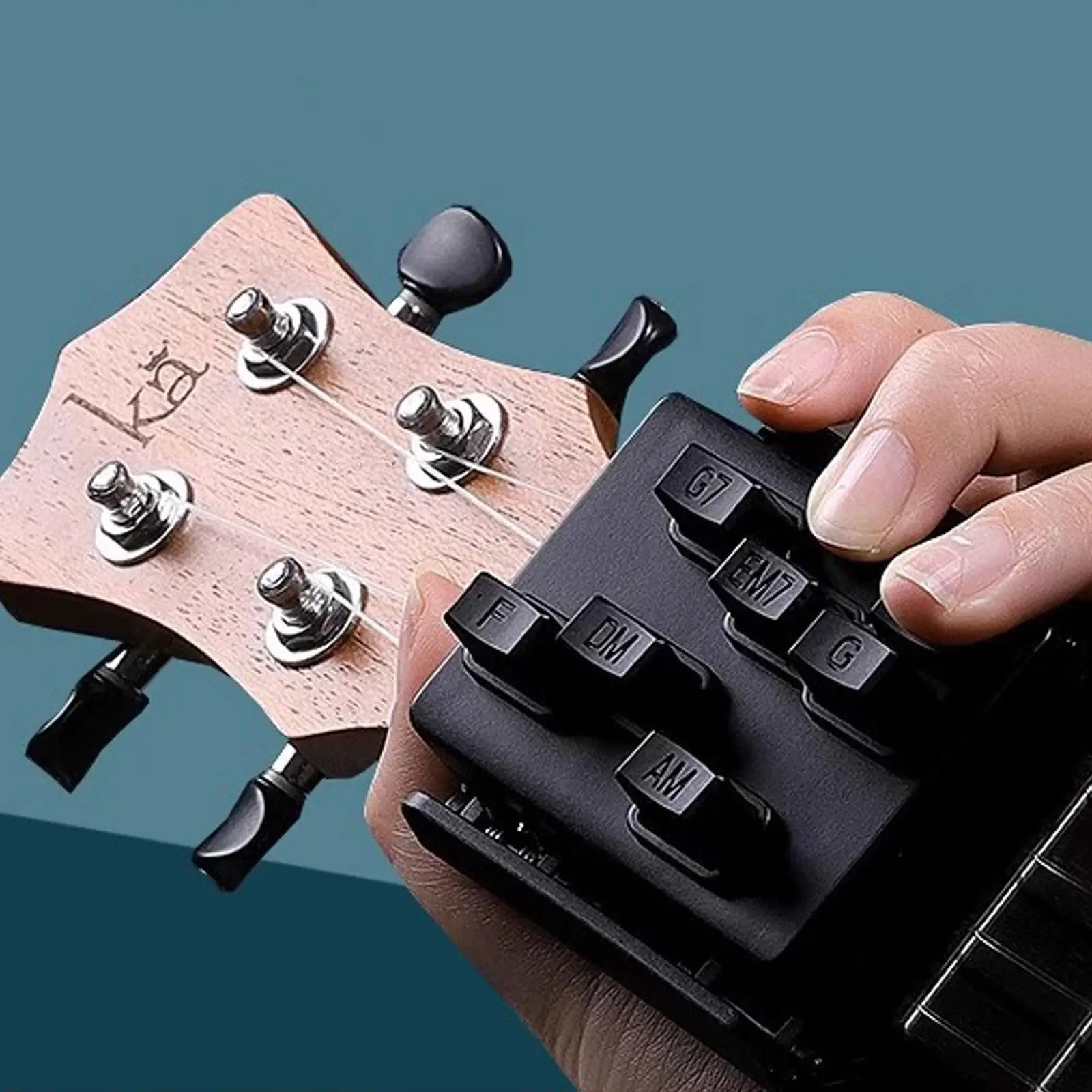 Ukulele Chord Trainer Quick Progression Musical Instrument Accessory Beginners Ukulele Aid Easy Press Kit for 21 to 26