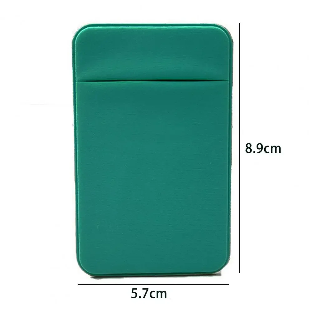 1PC Fashion Elastic Cell Phone Card Holder Mobile Phone Wallet Case Credit ID Card Holder Adhesive Sticker Pocket