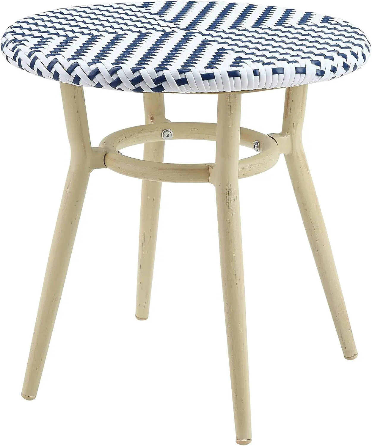 24/7 تسوق في المنزل AMJEG-BD628OW-5QL مجموعة جلوس خارجية للأطفال من الألومنيوم مكونة من 3 قطع للفناء الخلفي والفناء والسطح والحديقة N