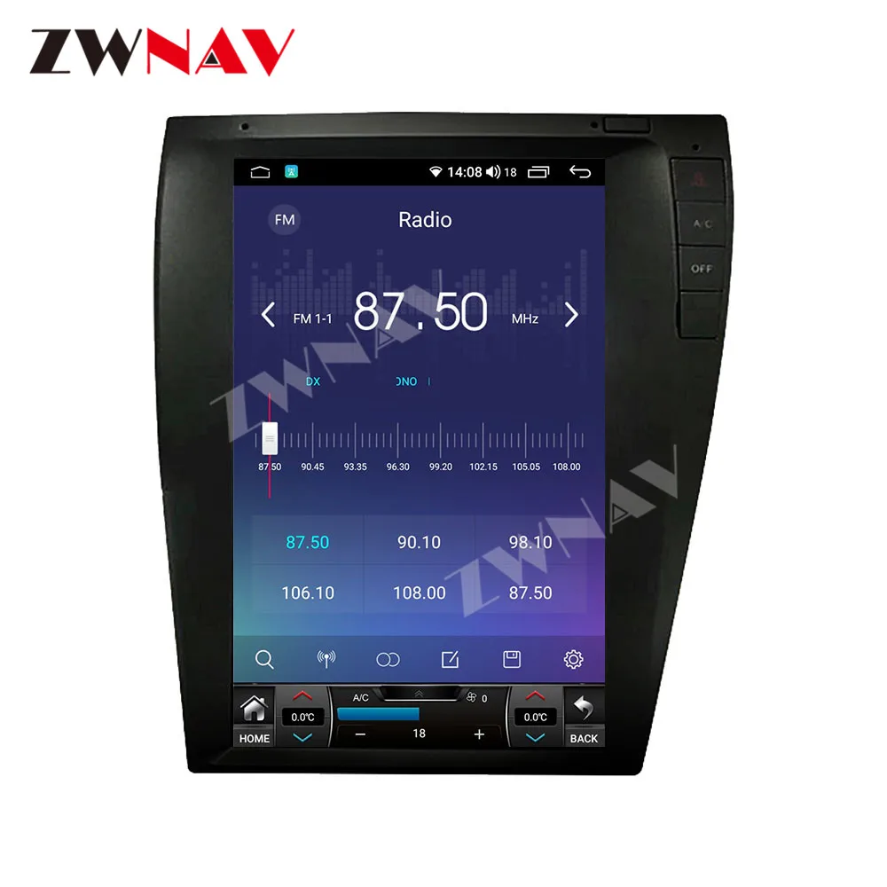15.6 Inch Touch Screen For Lexus ES 2009-2017 Android 14 GPS Navigation WIFI 4G BT5.0 Carplay Car Multimedia Player Head Unit