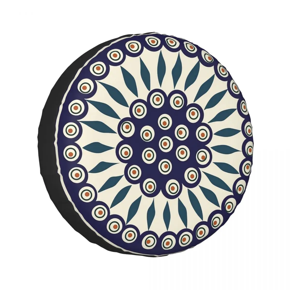 

Custom Boleslawiec Ceramics Spare Tire Cover for Car Mitsubishi 4x4 Wheel Protector Covers 14" 15" 16" 17" Inch