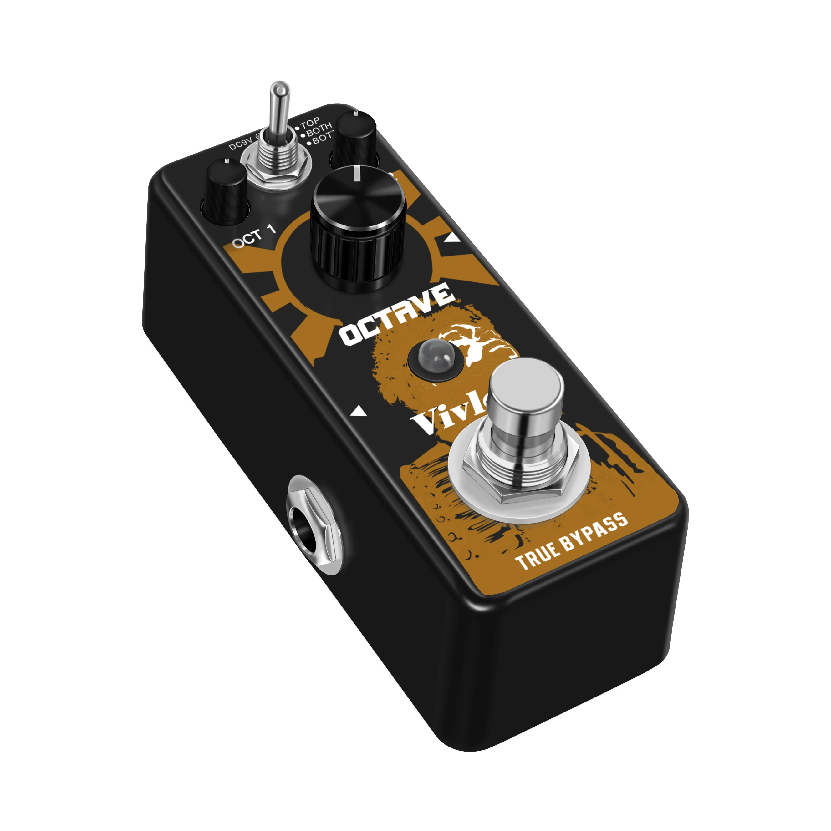 Vivlex Digital Pure Octpus Guitar Effector Pedal Octave Precise Polyphonic Oitavador Effects Octavador For Electric Guitars Bass