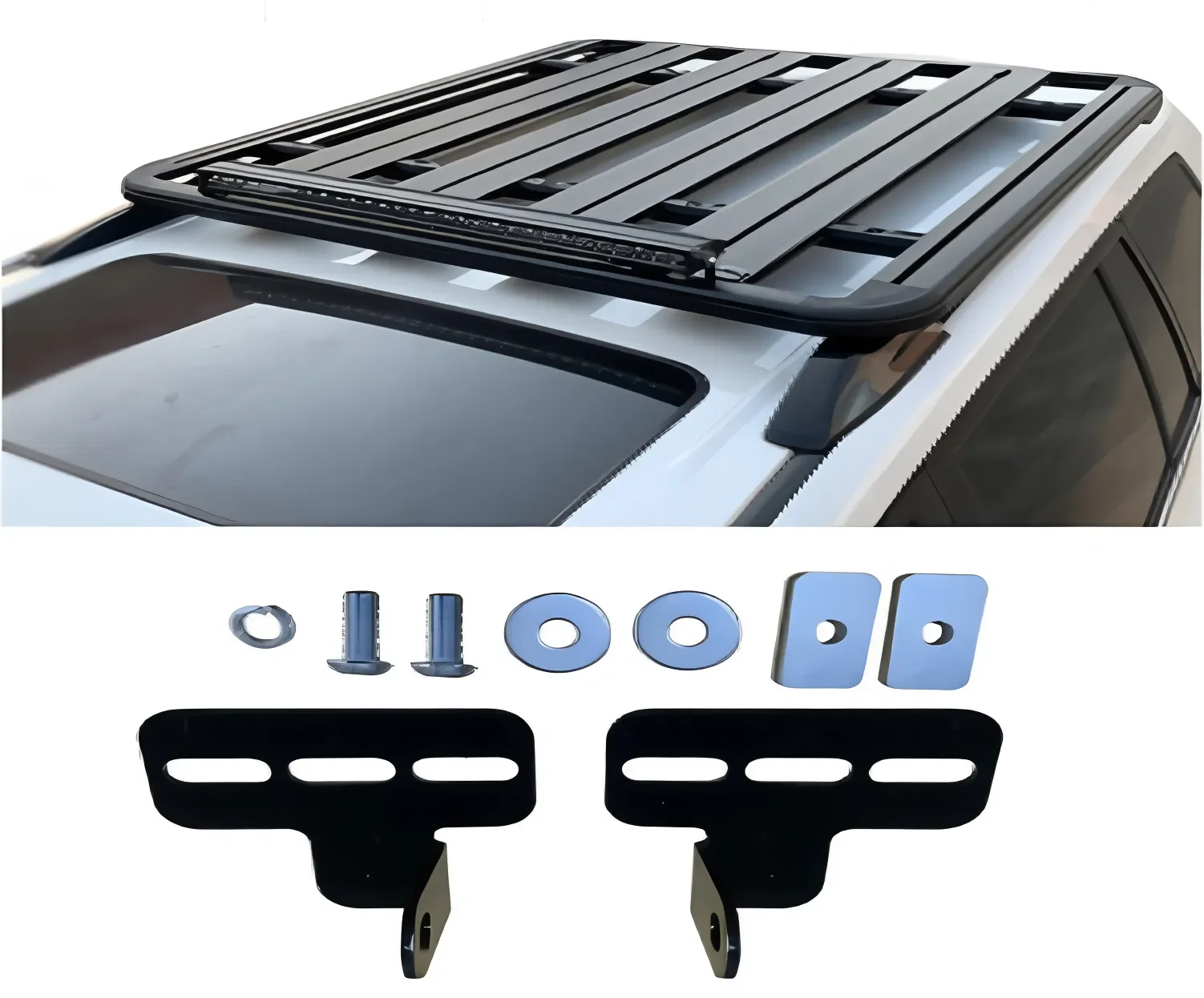 

Polar Bear Car Modification Store Versatile Roof Cage with Aluminum Alloy Roof Rail for Navara