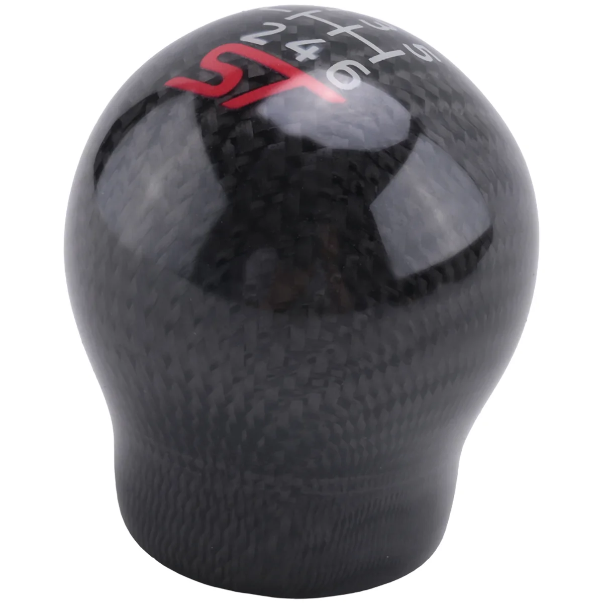 6 Speed Car Racing ST Carbon Fiber Gear Shift Knob for Ford Focus ST RS Fiesta ST