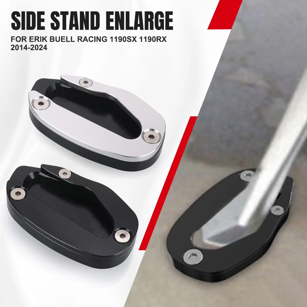 

Kickstand Enlarger Pad Side Stand Extension Plate For Erik Buell Racing 1190SX 1190RX 2014-2018-2019-2020-2021-2022-2023-2024