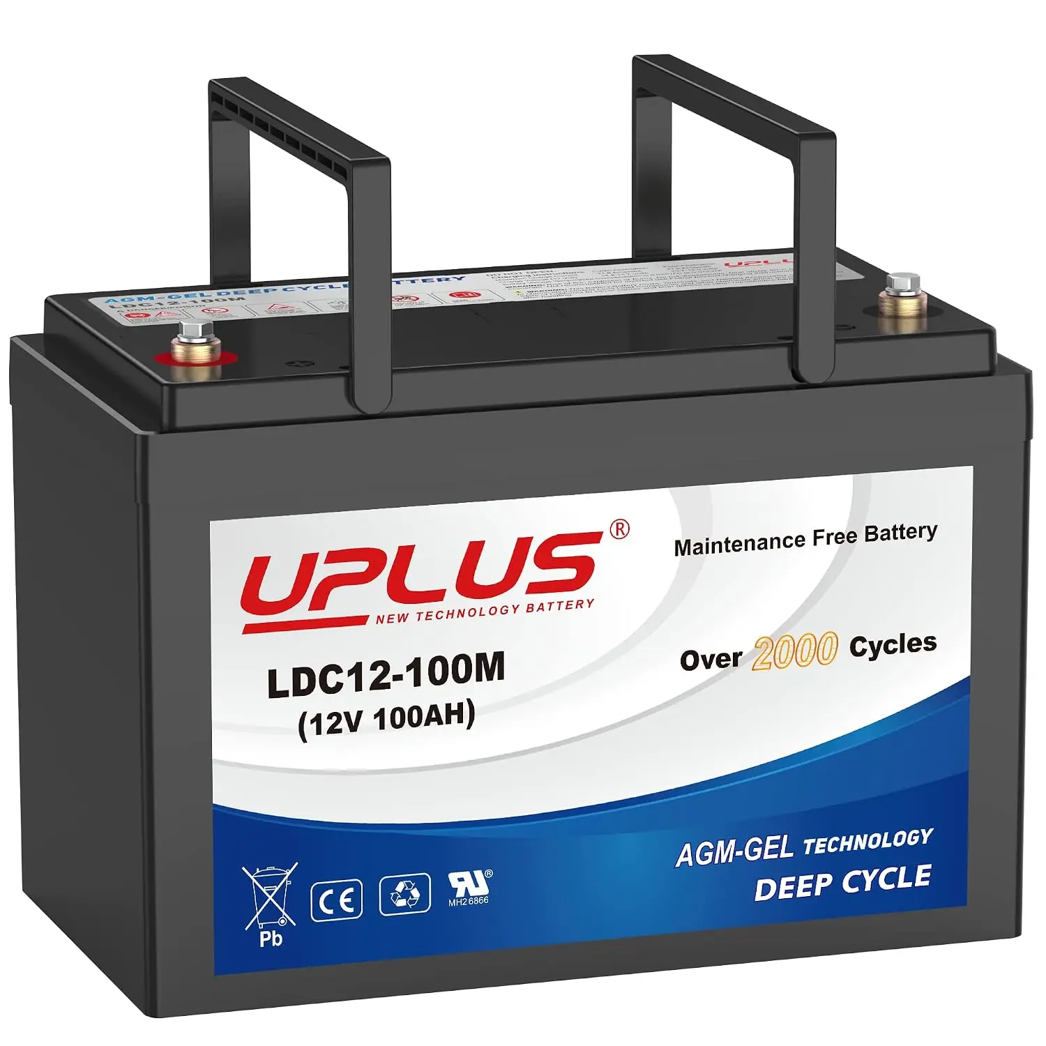 12V 100Ah Deep Cycle Leisure Battery Group 27 Size Marine RV Solar Off-Grid, Customized
