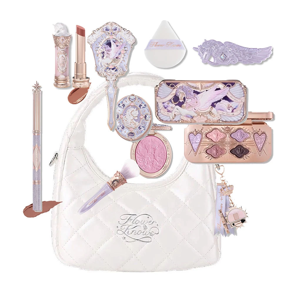 Flowerknows Makeup Set All In Flower Knows Little Angel Highlighter Powder Blush Strawberry Rococo Lip Gloss Perfume Kit view 6