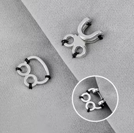 

20/30/50Pcs 18/23/27mm Metal Buckles Invisible Pants Hook Mink Coat Connect Clasp Garment Adjustment Button Hardware Accessories