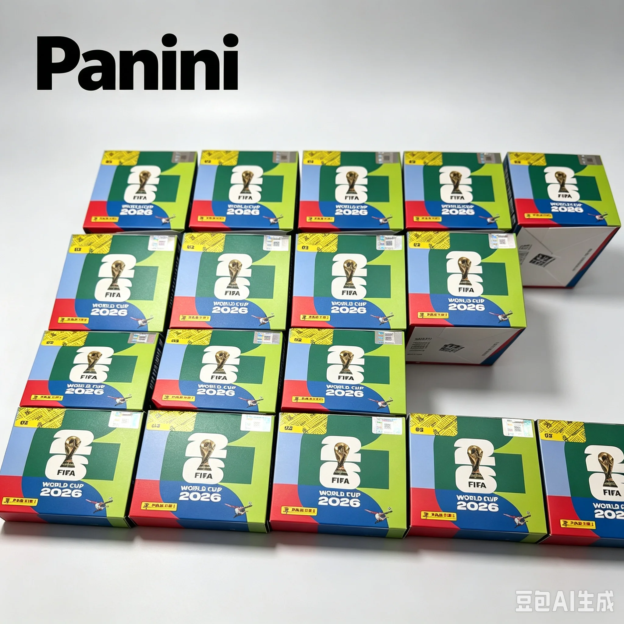 Original Panini FIFA World Cup 2026 Complete Sticker Box, 50 Packs Football Stickers, Collectible Souvenir for Soccer Fans view 5