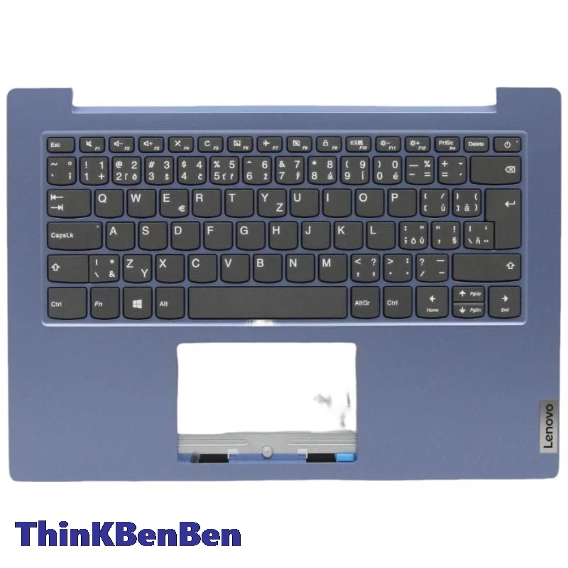 

CZ Czech Ice Blue Keyboard Upper Case Palmrest Shell Cover For Lenovo Ideapad Slim 1 14 14AST 05 5CB0W43939