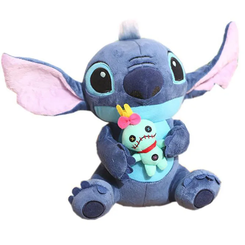 Disney Lilo & Stitch Plush Doll Kawaii Stitch Angel Hawaii Stuffed Doll for Kids Birthday Gifts Plush Toys