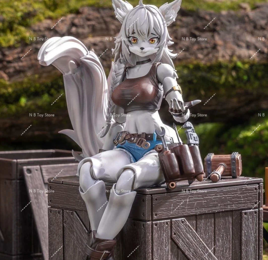 متوفر في المخزون LADOTOYS Leah مصلح نمط المنقولة فتاة المحمول عصر 001 الرسوم المتحركة نموذج عمل الشكل لعبة جمع هدية