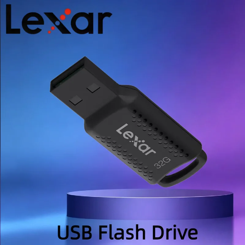 Unidad Flash USB Lexar V400 USB 3.2, Memoria USB Negra de 32GB 64GB 128GB, Unidad Flash Original para Computadora, Gran Venta
