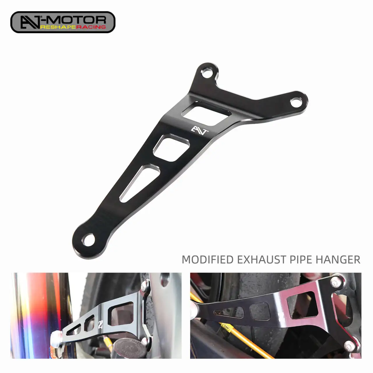 AJ-MOTOR Motorcycle Exhaust Mounting Bracket For Yamaha YZF-R3 2019-2025 R3