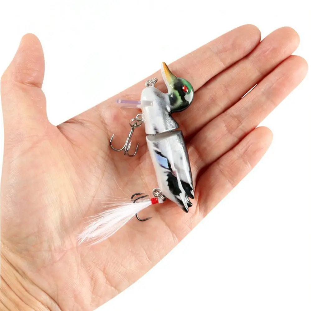 Realistic Duck Fishing Lure Segmented Hard Bait Bionic Swimbait For Predator Fish Outdoor Carp Spinnerbait Fishing Gear