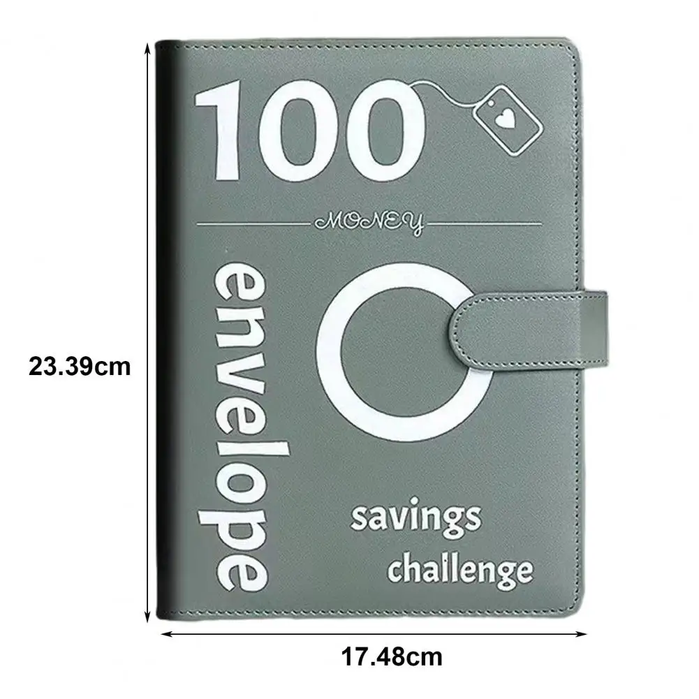 100 Envelopes Money Saving Challenge Binder With Laminated Tracker Budget Binder With Cash Envelope Flipchart With Cash Envelope