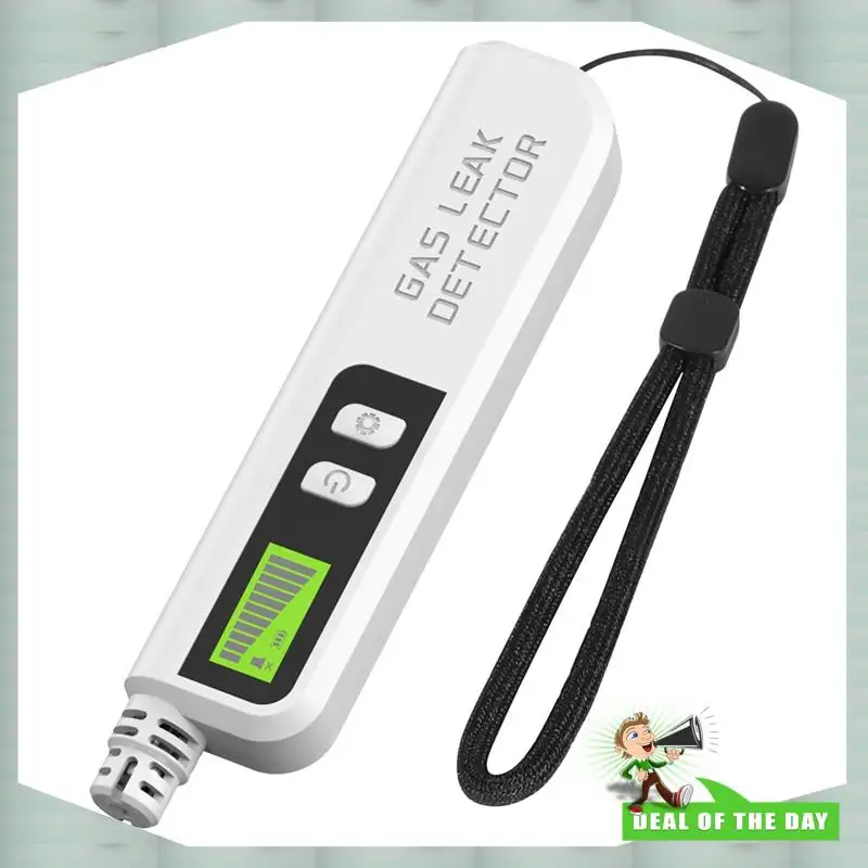 Entrega en 24 horas, Mini Detector de fugas de Gas portátil, Detector de Gas Natural, Detector de Gas Combustible con alarma Audible, rizador de Gas Te