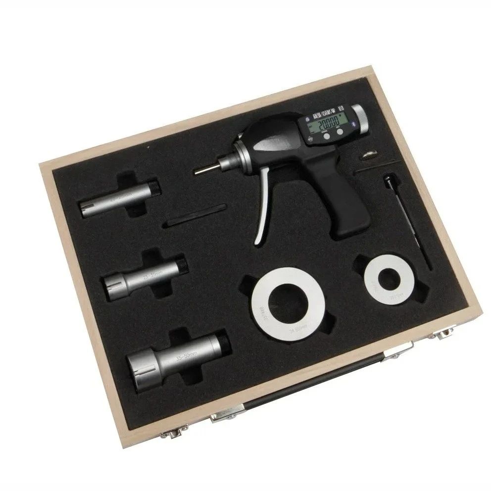 

For XT3 Digital Pistol Grip Bore Gauge Set, 3 Points Inside Micrometer Set,SXTH3M/4M-BT,bluetooth Built-in,6-10mm 10-20mm,UK