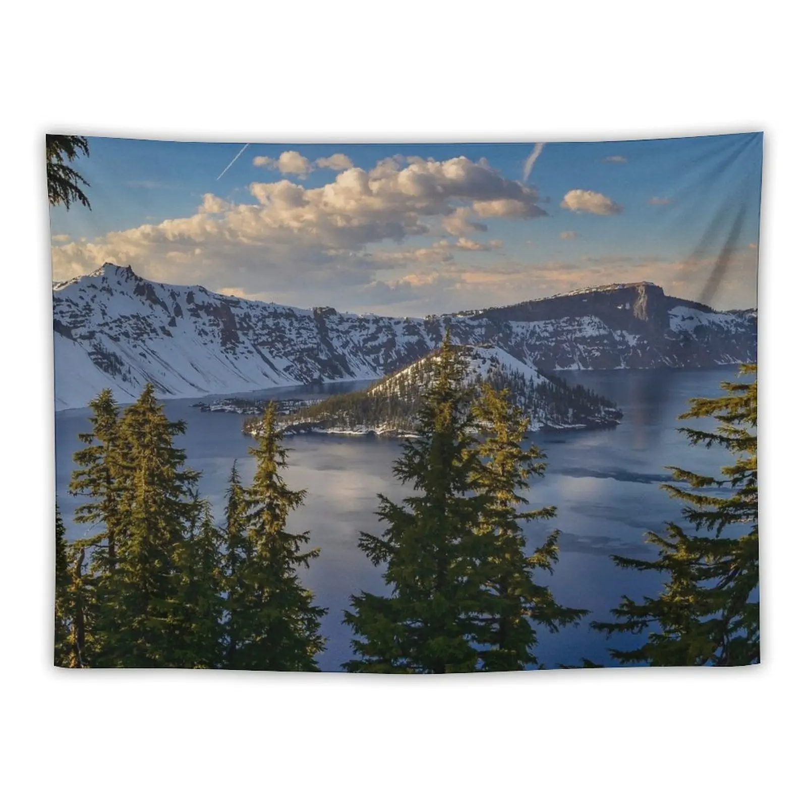 

Crater Lake - Spring Tapestry For Bedroom Decoration For Rooms Tapestry