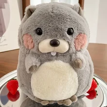 Little Groundhog Plush Backpack Dolly Hamster Plush Toy Crossbody Bag Cute Children's Gift