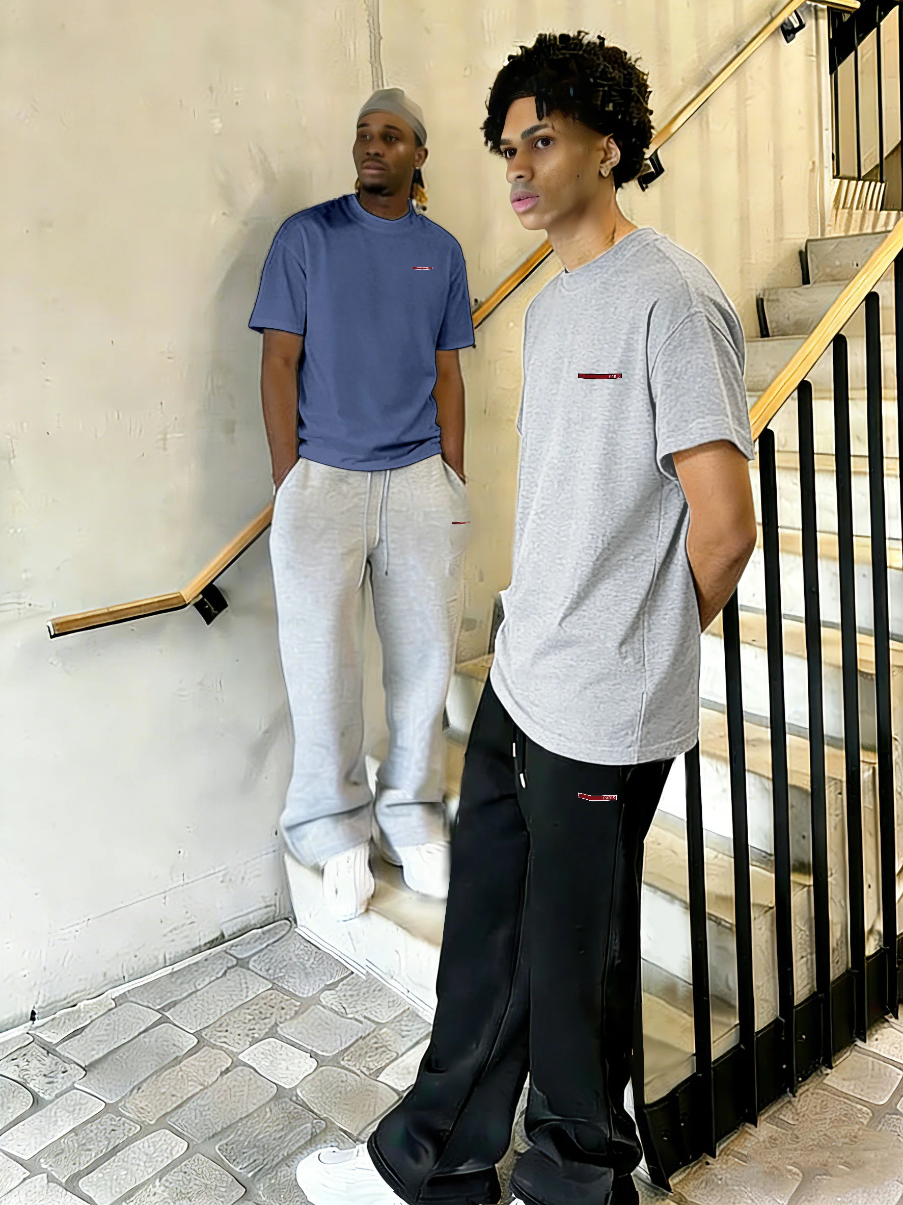

Men's Y2K Basic Tee and Joggers Set