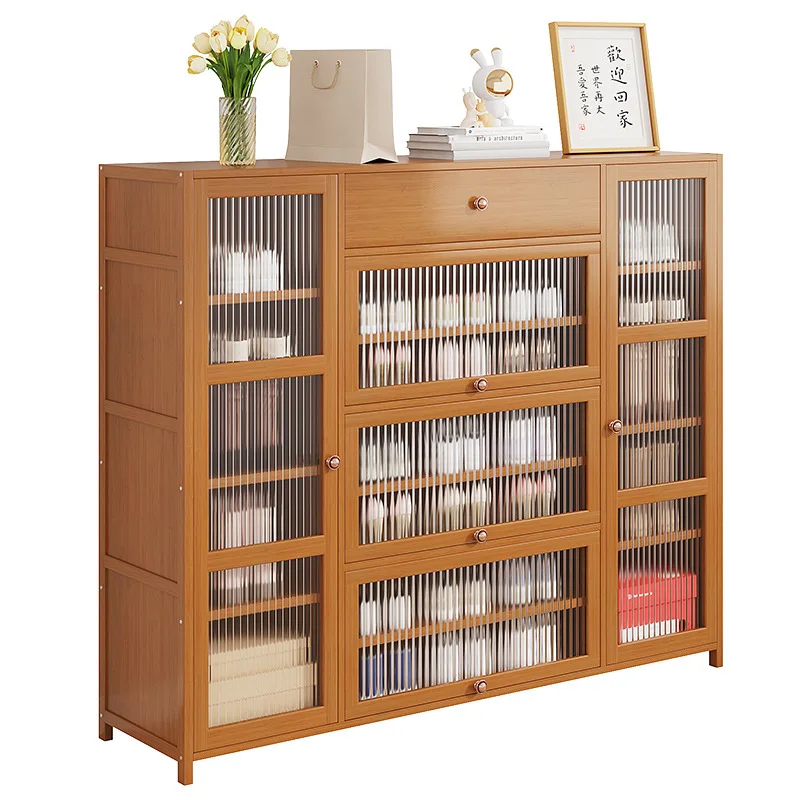 

Household home storage shoe rack shoe cabinet partition new small apartment door side cabinet locker