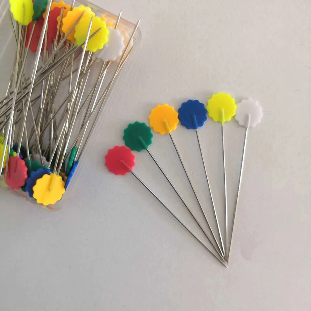 

Patchwork Pins Plastic Head Pins Sewing Head Pins Flat Head Pins Plastic Push Pins Head for Sewing