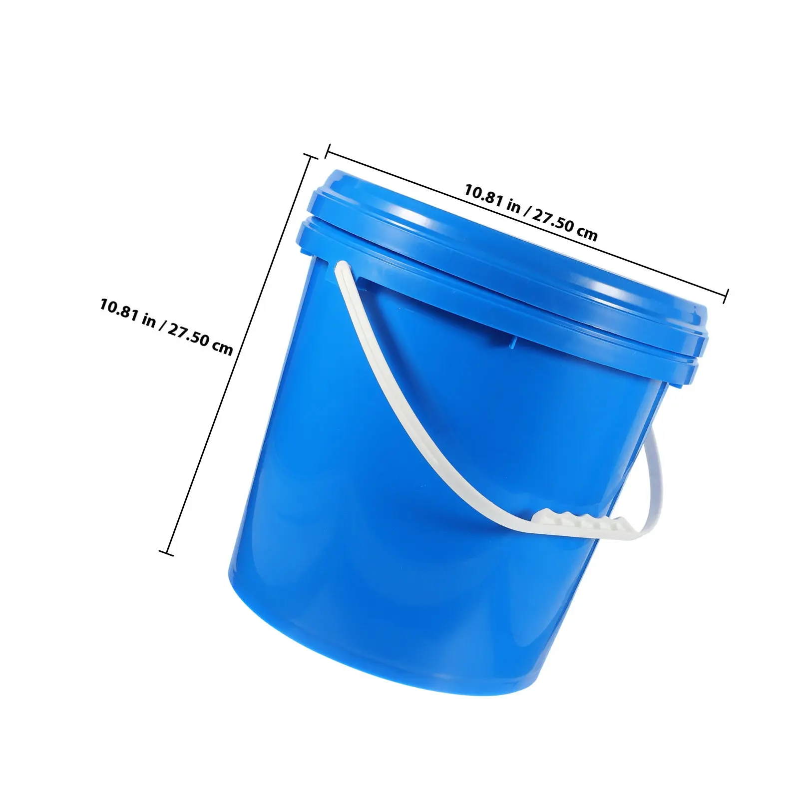 10 Liter Paint Bucket Favor Containers Airtight Lid Ergonomic Handle for Pigment Storage Art Studio Workshop Paint Packaging