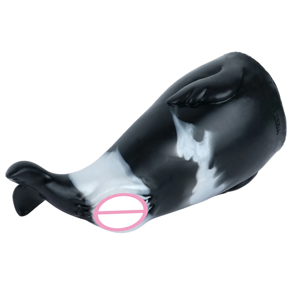 GEEBA Realistic Whale Tail Design Male Masturbator Soft Silicone Pocket Pussy Men's Stroker Realictic Vagina Adult Onahole Adult Sex Toys