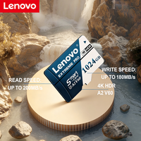 Lenovo 1024GB Micro TF SD 512GB 256GB Memory Card UP TO 100MB/s C10 U3 64GB 128GB Card 4K HD For USB Card Reader Adapter Microsd