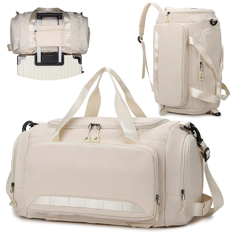 

Спортивная сумка для фитнеса, тренажерного зала, сумка для сухой и влажной обуви, сумка через плечо для кемпинга и путешествий, деловая поездка, сумка через плечо для хранения колледжа