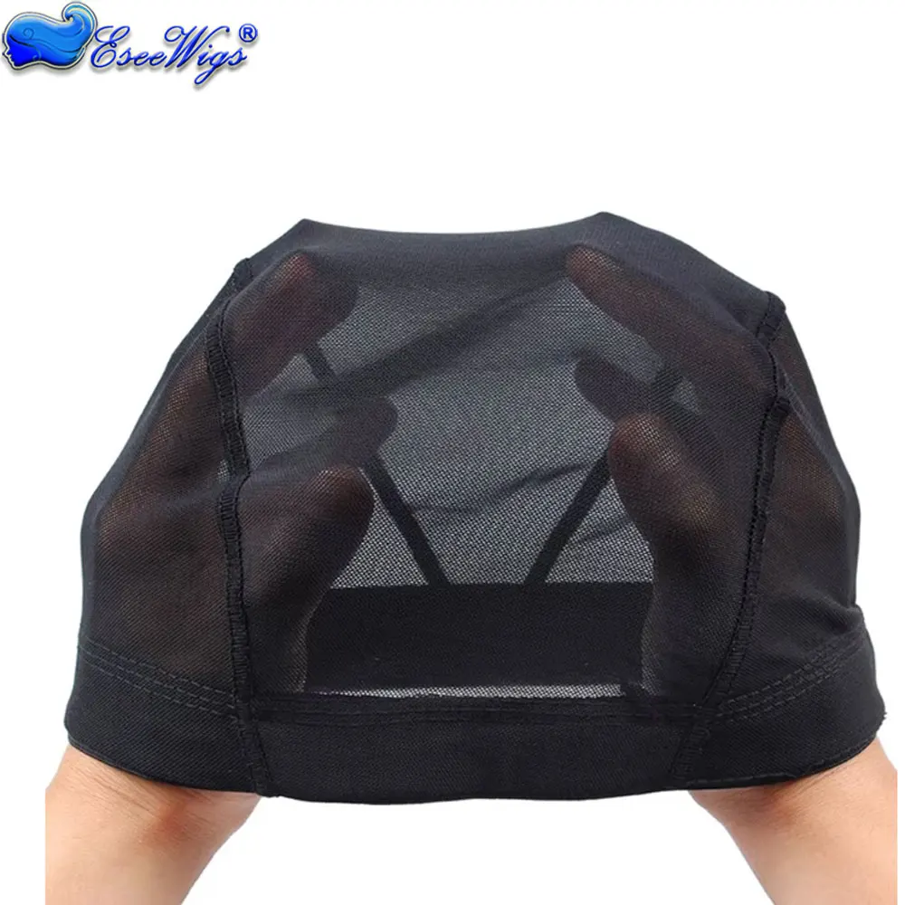 3pcs Dome Mesh Caps Set Spandex Net Elastic Wig Caps Stretchable Average Size Hairnets for Making Wigs