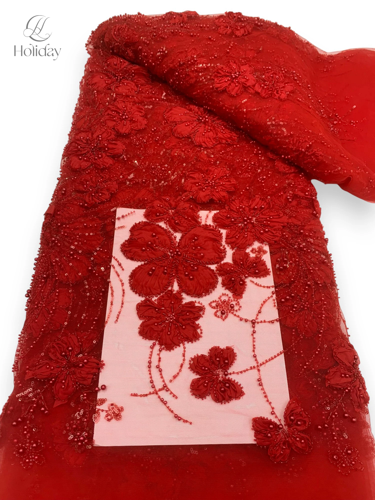 

Новинка 2025 года, французская сетчатая кружевная ткань, нигерийская сетчатая кружевная шифоновая кружевная ткань, 3D кружевная ткань с цветочным принтом, ткань Дубая