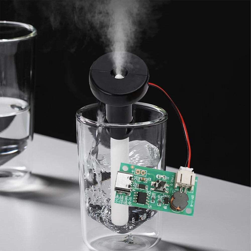 Ultrasonic Atomization Maker DIY Kits USB Mini Humidifier Mist Maker Driver Circuit Board Fogger Atomizer Sheet Mini Oscillating