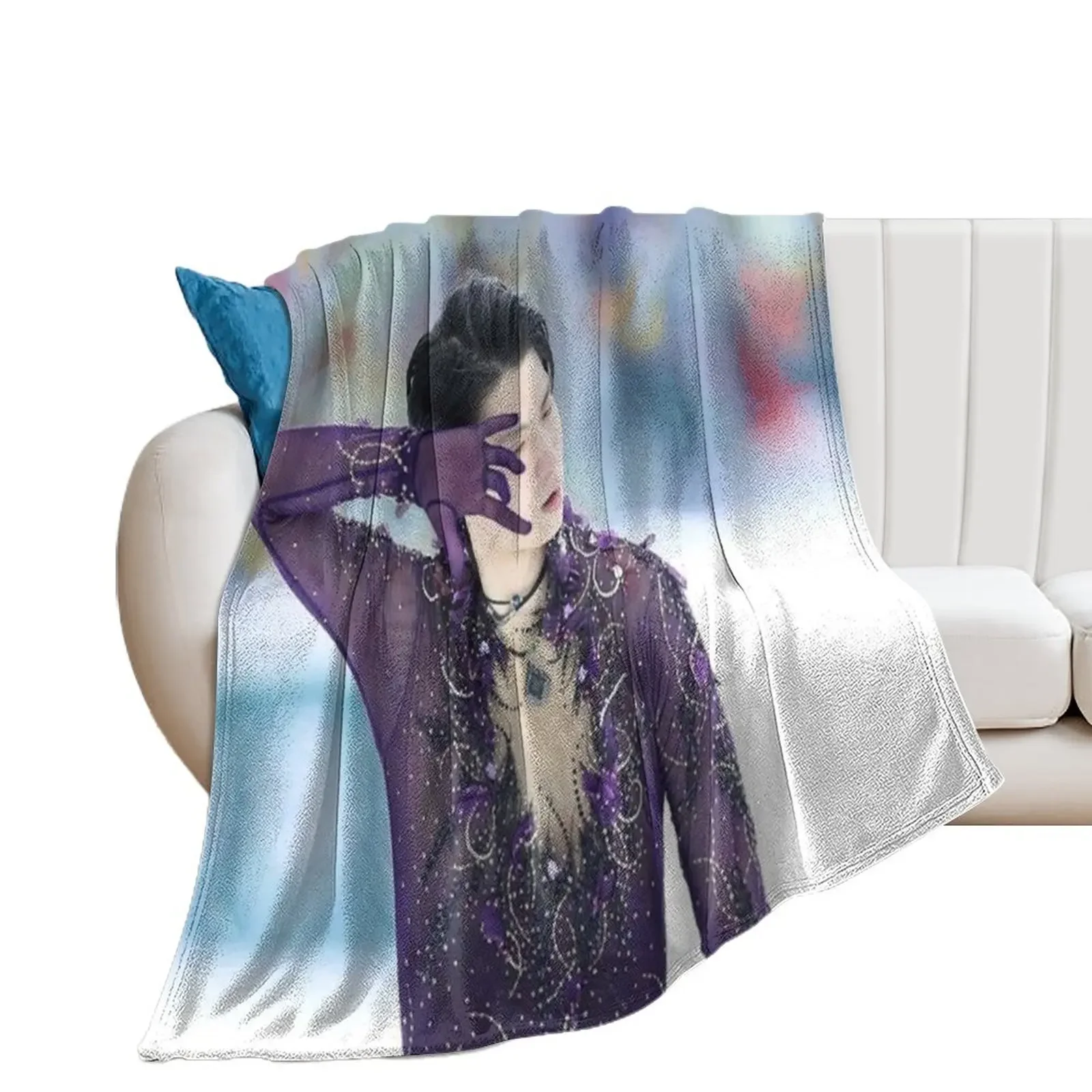 Yuzuru Hanyu Throw Blanket Beautifuls Tourist Stuffeds Blankets